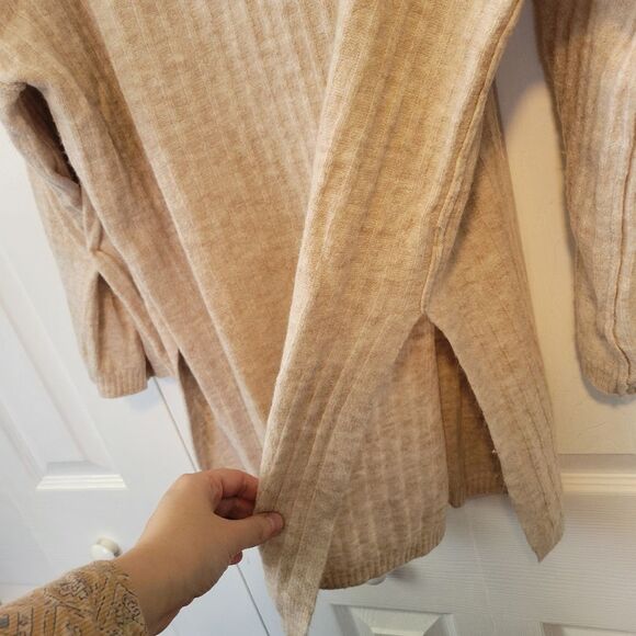 Free People Around The Clock Ribbed-Knit Sweater Size Small - Picture 4 of 7